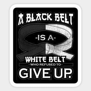 Motivational Martial Jitsu Sticker